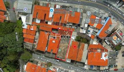 Terreno à venda na Rua Alice Macuco Alves, 110, Vila Madalena, São Paulo, 586 m2 por R$ 3.100.000