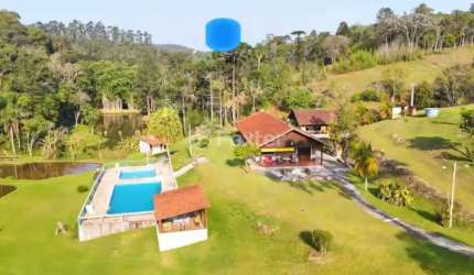 Fazenda com 2 salas à venda na Estrada Francisco Carlos de Castro Neves, 1500, Triângulo Azul, São Lourenço da Serra, 725 m2 por R$ 2.500.000