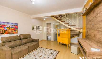 Casa em condomínio fechado com 2 quartos à venda na Rua Doutor Tancredo Neves, 160, Fátima, Canoas, 84 m2 por R$ 430.000