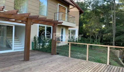 Casa em condomínio fechado com 2 quartos à venda na Avenida José Luiz Correa Pinto, 1276, Parque das Hortênsias, Canela, 148 m2 por R$ 1.295.000