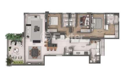 Apartamento com 3 quartos à venda na Rua Jaraguá, 91, Bela Vista, Porto Alegre, 200 m2 por R$ 3.295.116