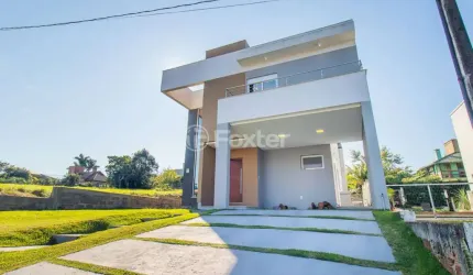 Casa em condomínio fechado com 3 quartos à venda na Rua Capororoca, 28, São Lucas, Viamão, 172 m2 por R$ 980.000