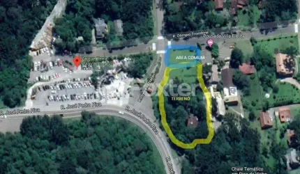 Terreno comercial à venda na Rua José Pedro Piva, S/N, Bosque Sinoserra, Canela, 2264 m2 por R$ 3.000.000