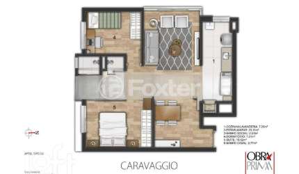 Apartamento com 2 quartos à venda na Praça Doutor Gastão Santos, 18, Passo da Areia, Porto Alegre, 67 m2 por R$ 724.830