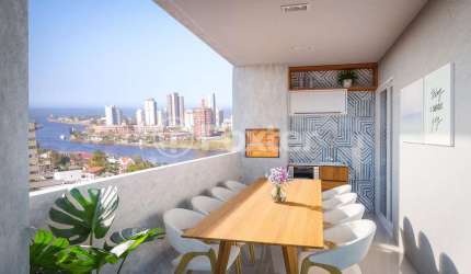 Apartamento com 2 quartos à venda na Rua Manoel Laurentino Gonçalves, 75, Centro, Passo de Torres, 76 m2 por R$ 873.650