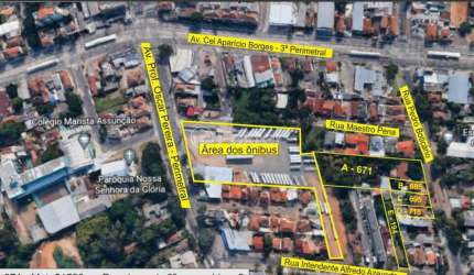 Terreno comercial à venda na Rua Pedro Boticário, 671, Glória, Porto Alegre, 3975 m2 por R$ 4.998.000