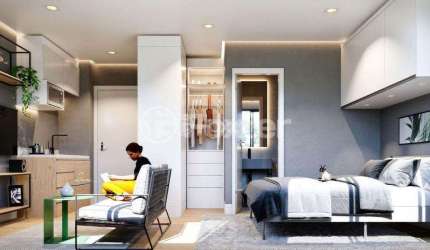 Kitnet / Stúdio à venda na Rua Conde de Porto Alegre, 522, Floresta, Porto Alegre, 28 m2 por R$ 399.000