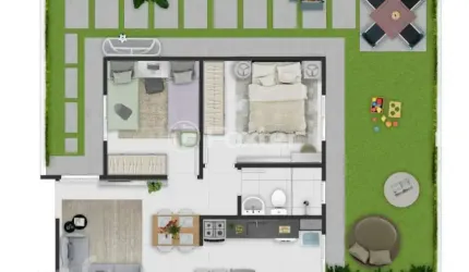 Apartamento com 2 quartos à venda na Rua Sergio Stimamilio, 155, Hípica, Porto Alegre, 42 m2 por R$ 260.000