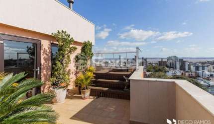 Cobertura com 3 quartos à venda na Rua Doutor Barcelos, 1203, Tristeza, Porto Alegre, 165 m2 por R$ 807.500