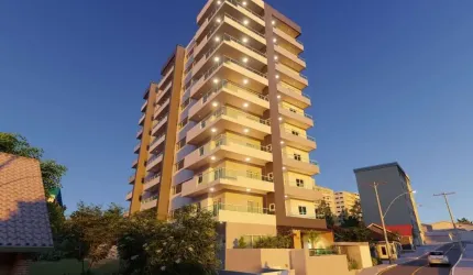 Apartamento novo de alto padrão com 2 suítes + lavabo localizado em Barreiros - São José/SC