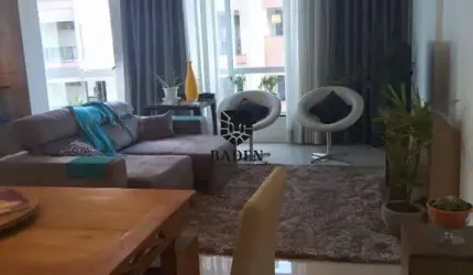 Apartamento 3 suítes com área de lazer completa a 260 m da praia, vista do mar