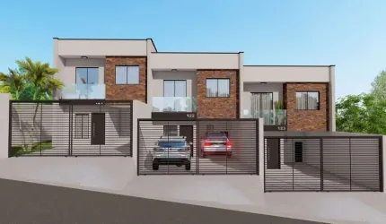 Sobrado com 3 quartos  à venda, 98.00 m2 por R$438000.00  - Jardim Carvalho - Ponta Grossa/PR