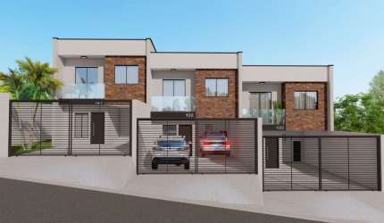 Sobrado com 3 quartos  à venda, 86.00 m2 por R$498000.00  - Jardim Carvalho - Ponta Grossa/PR