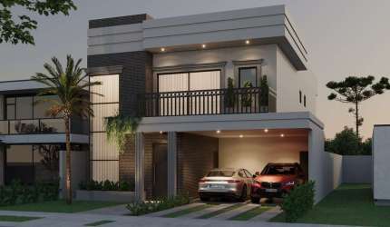 Casa Residencial com 4 quartos  à venda, 271.61 m2 por R$1920000.00  - Jardim Carvalho - Ponta Grossa/PR