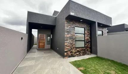 Casa Residencial com 2 quartos  à venda, 51.72 m2 por R$245000.00  - Cara Cara - Ponta Grossa/PR