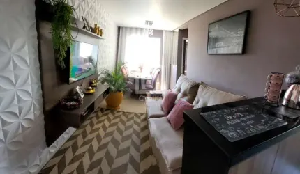 Apartamento semi mobiliado à venda no Condomínio Residencial Parque Sicília