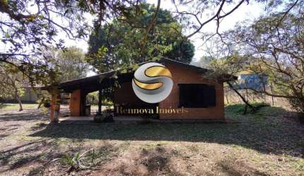 Casa Estilo Rustica, 2 dorm. terreno de 1000m² na chácara Colibri, km.26