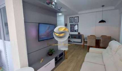 2 dorms, varanda fechada vidro, vista Fazendinha