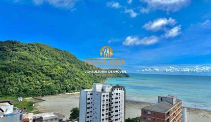 Canto Do Forte, Pé na Areia! 3 Suítes,Varanda Gourmet, 2 vagas, Lazer Fantastico