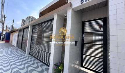 GUILHERMINA!! CASA TÉRREA 2 DORM C/QUINTAL FINO ACABAMENTO SÓ 315 MIL