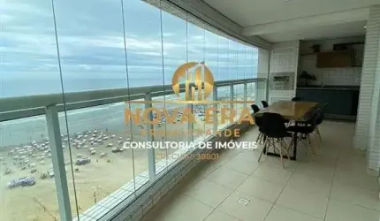 Sofisticado Frente Mar, Mobiliado, Decorado, Luxo, 3Suítes +1dep,