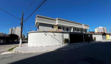SOBRADO, Guilhermina, 3 suítes, espaço gourmet, piscina, 2 vagas, 990 mil