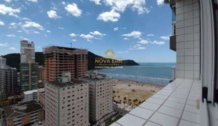 CANTO DO FORTE, VISTA MAR, 3 dorm, 2 suítes, 2 vagas, R$ 1.750 milhão, ac banco