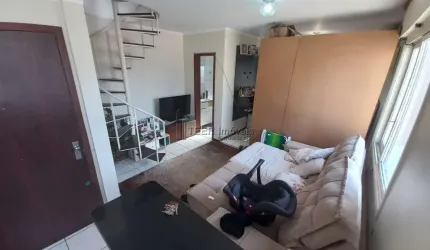 Apartamento Cobertura 2 dormitórios 2 banheiros e garagem