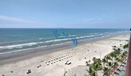 Apartamento frente mar 2 dorms, Caiçara, Praia Grande