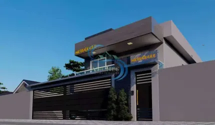 Casa de Condomínio com 2 dorms, Maracanã, Praia Grande - R$ 290 mil, Cod: 5050