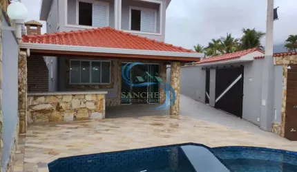 Sobrado com 4 dorms, Flórida, Praia Grande