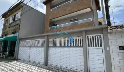 Casa de Condomínio com 2 quartos, Maracanã, Praia Grande - R$ 360 mil, Cod: 6455