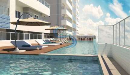 Apto com 1 dorm, Praia Grande - 475 mil, Cod: 3510