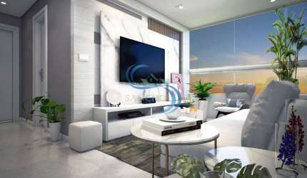 Apartamento com 2 dorms, Guilhermina, Praia Grande