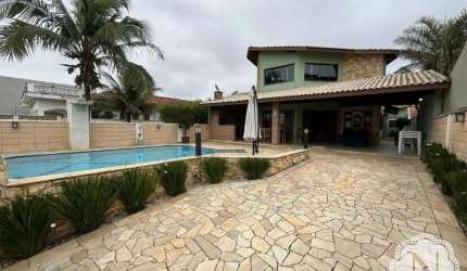 Linda casa alto padrão, frente mar no bairro Cibratel I