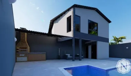 Casa à venda com 3 quartos no bairro Jardim Suarão (Praia)