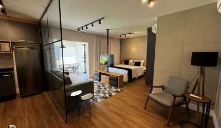 Apartamento para alugar em São Paulo, com 1 quarto, 77m²