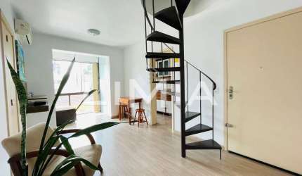 Cobertura com 1 quarto à venda na Rua Mucio Teixeira, 1250, Menino Deus, Porto Alegre, 80 m2 por R$ 379.990