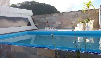 Cobertura com 3 dorms, José Menino, Santos - R$ 2.1 mi, Cod: 401329