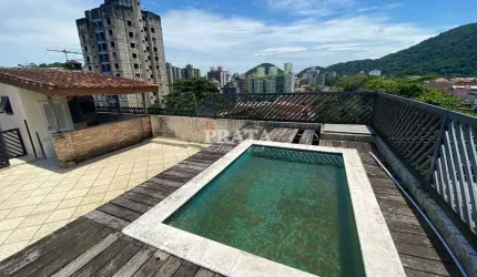 ENSEADA GUARUJÁ COBERTURA 3 DORM SUÍTE PISCINA CHURRAS  1 VG