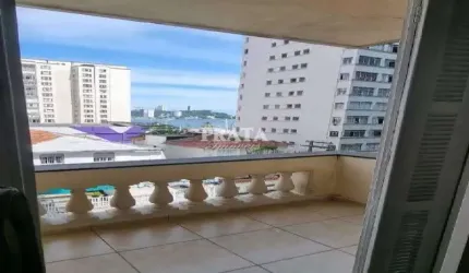 CENTRO SÃO VICENTE 3 DORMITÓRIOS 1 SUÍTE VISTA MAR