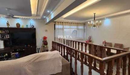 EMBARÉ SANTOS CASA TRIPLEX 6 DORMITÓRIOS 1 SUÍTE 2 VGS GARAGEM