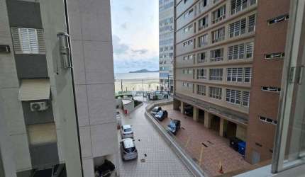 JOSÉ MENINO SANTOS 1 DORMITÓRIO 1 V GARAGEM PRÉDIO FRENTE PRAIA