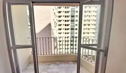POMPÉIA SANTOS 2 DORMITÓRIOS 1 VAGA GARAGEM PRÉDIO FRENTE PRAIA