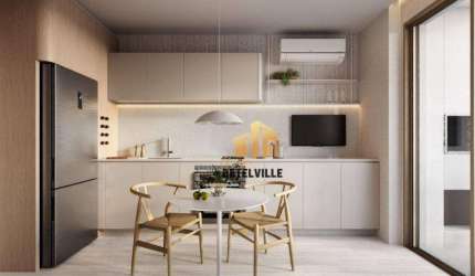 Studio com 1 dormitório à venda - Mercês - Curitiba/PR