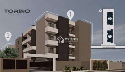 Apartamento com 2 dormitórios à venda, 49 m² por R$ 374.000,00 - Vargem Grande - Pinhais/PR