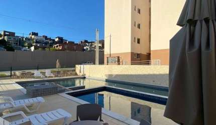 Aluguel: Apartamento dois quartos suíte reversível, varanda, área de lazer super completa em Jaboatão dos Guararapes bairro Dois Carneiros Condomínio Residence  Clube Dr. Moacyr André Gomes.