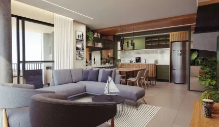 Apartamento com 3 quartos à venda na Rua João Bonat, Novo Mundo, Curitiba, 74 m2 por R$ 623.187
