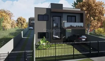 Casa em condomínio fechado com 3 quartos à venda na Rua Gentil Antunes Branco, Santa Felicidade, Curitiba, 116 m2 por R$ 745.000