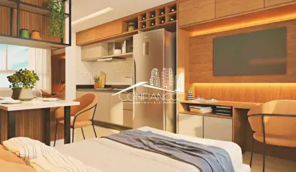 Kitnet / Stúdio à venda na Avenida Visconde de Guarapuava, 3070, Centro, Curitiba, 22 m2 por R$ 360.000